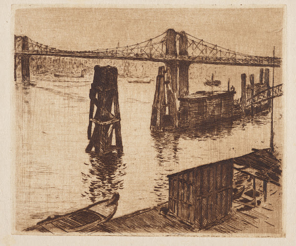 Battersea Bridge London 1893