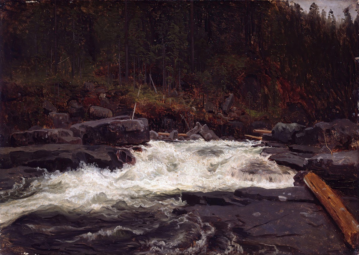 Waterfall in Telemark Study for InvNo 427 1852