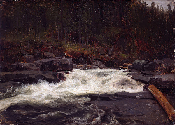 Waterfall in Telemark Study for InvNo 427 1852