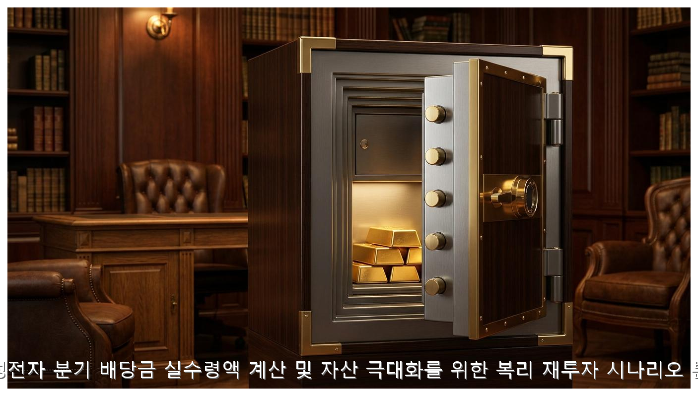 삼성전자 분기 배당금 실수령액 계산 및 자산 극대화를 위한 복리 재투자 시나리오 분석 핵심 안내 및 분석 인포그래픽 (6)