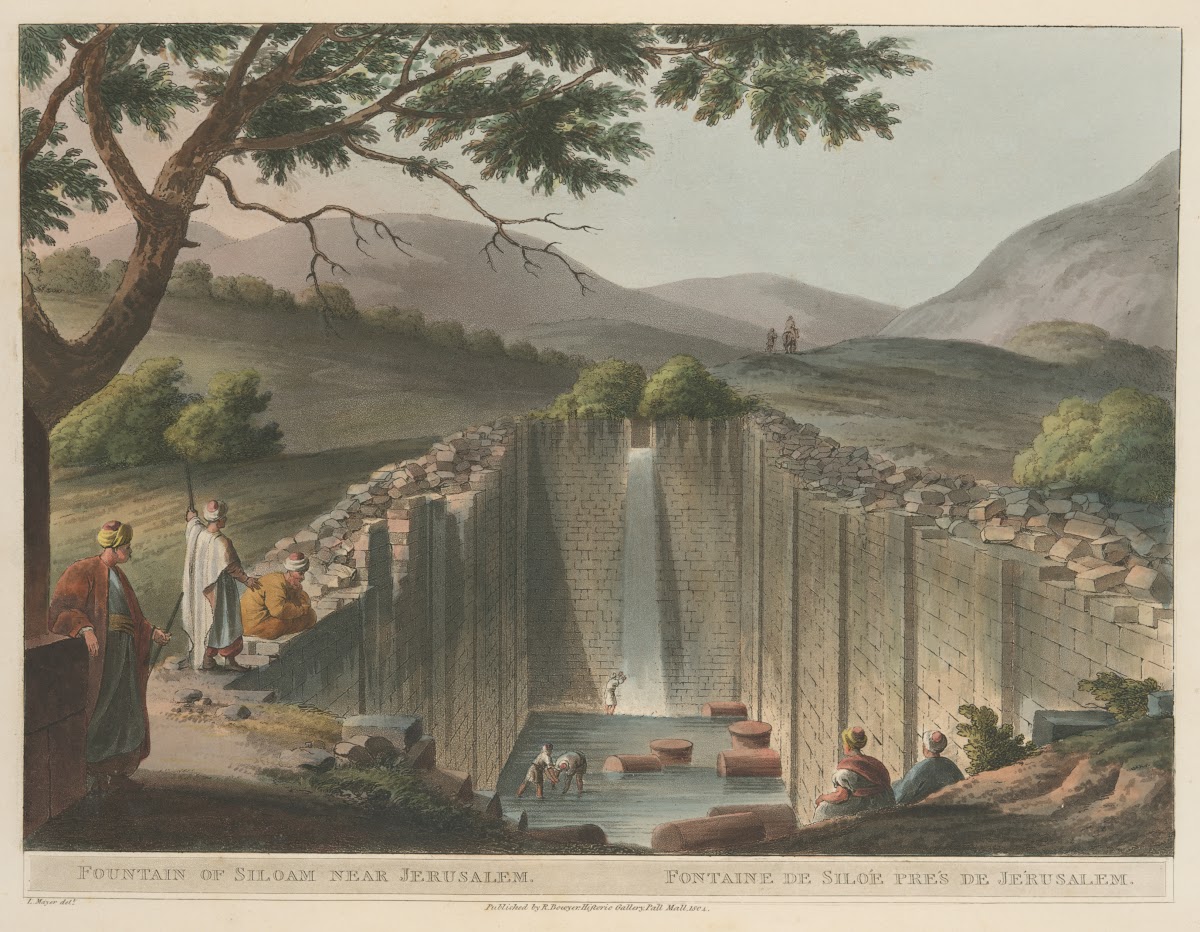 Fountain of Siloam Near Jerusalem 1804