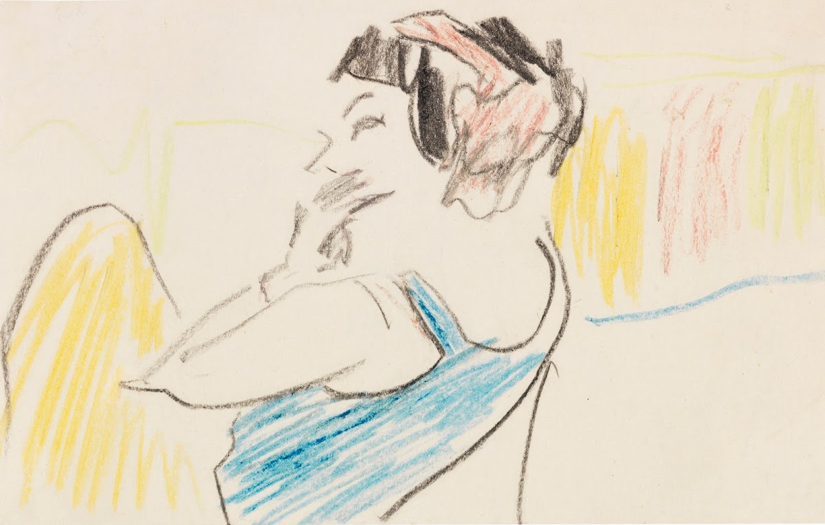 Sitzende Tänzerin 1909