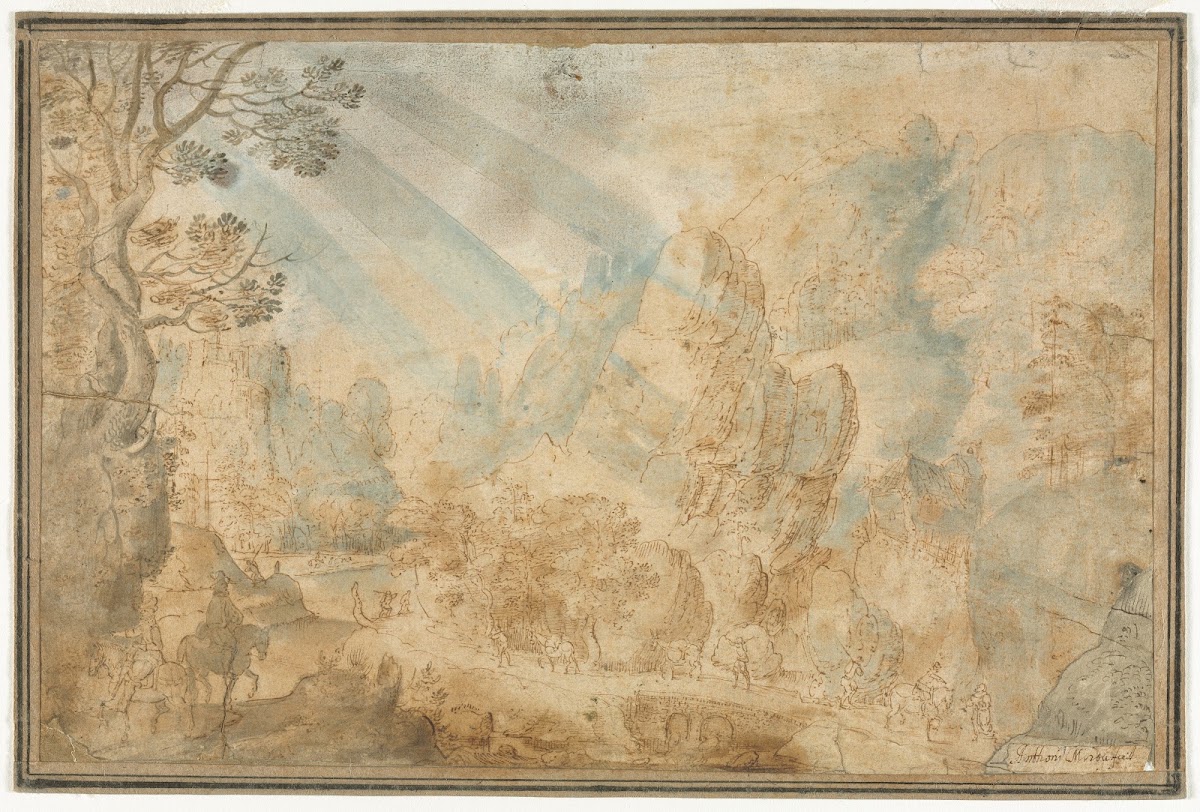 Mountain Landscape with Figures 16001650