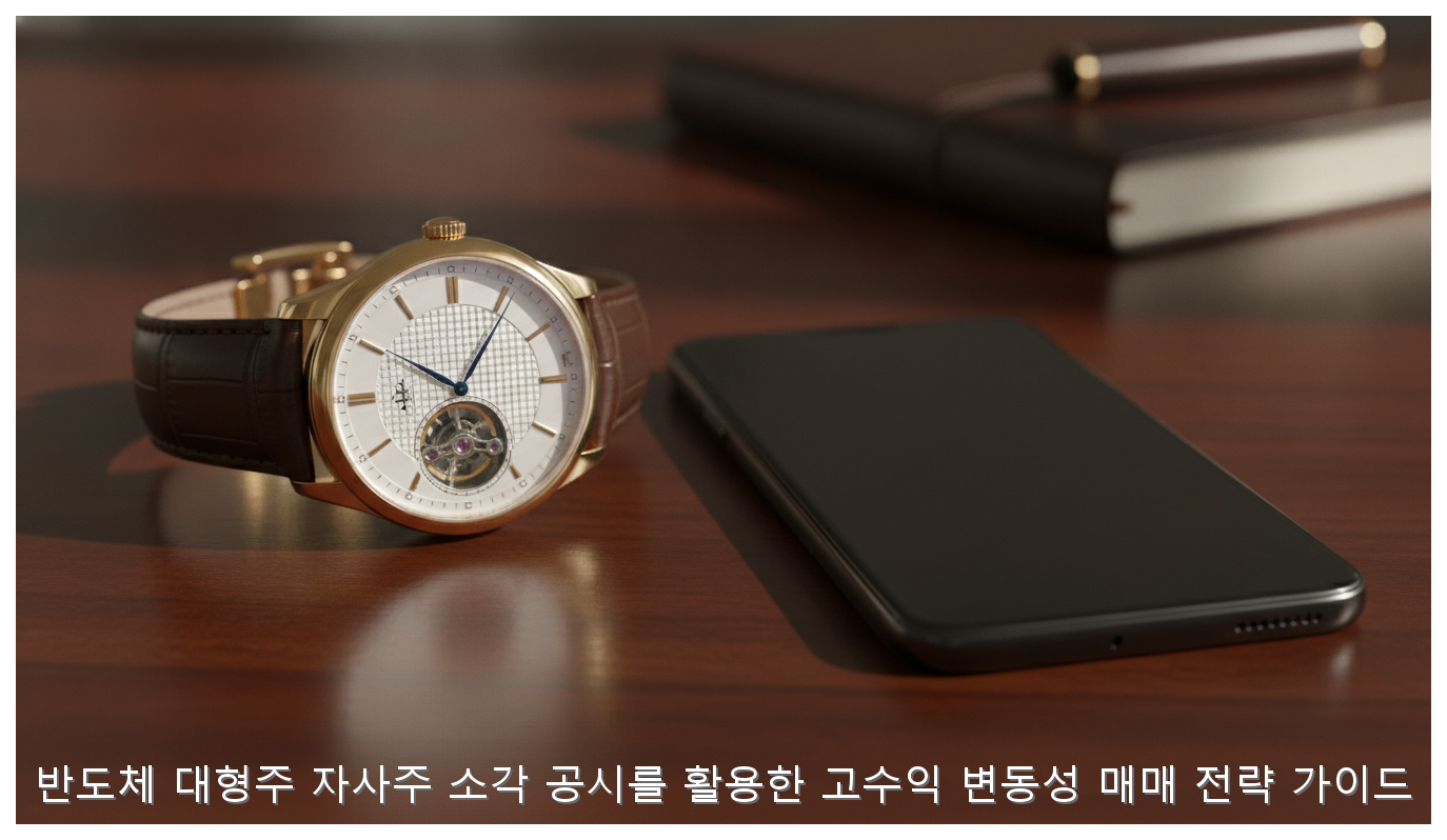 반도체 대형주 자사주 소각 공시를 활용한 고수익 변동성 매매 전략 가이드 핵심 안내 및 분석 인포그래픽 (5)