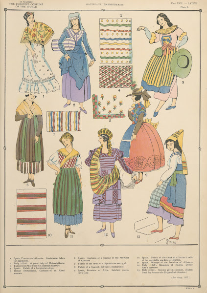 Latins  Materials embroideries 1926 1927