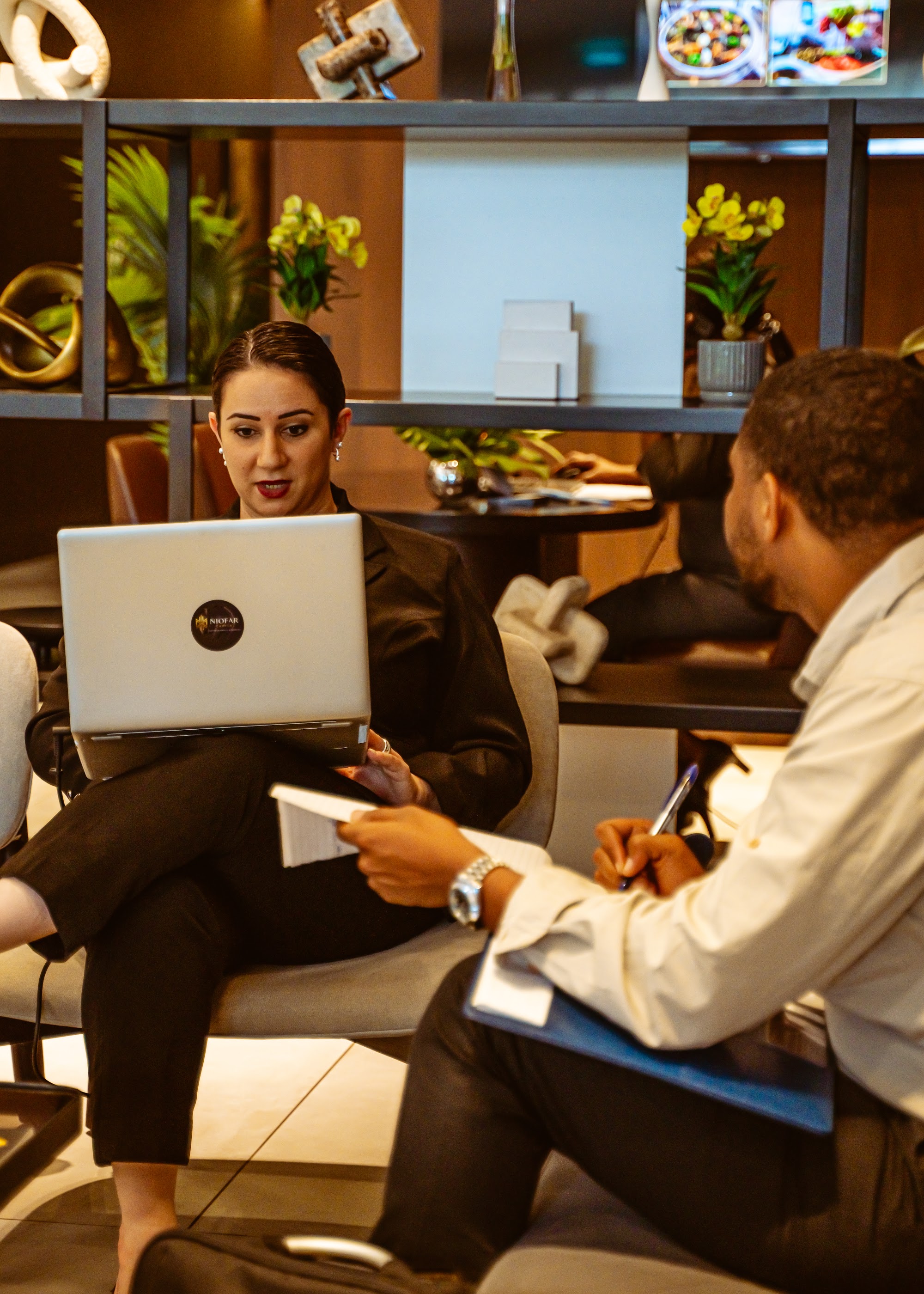 Niofar Capital in a project working session