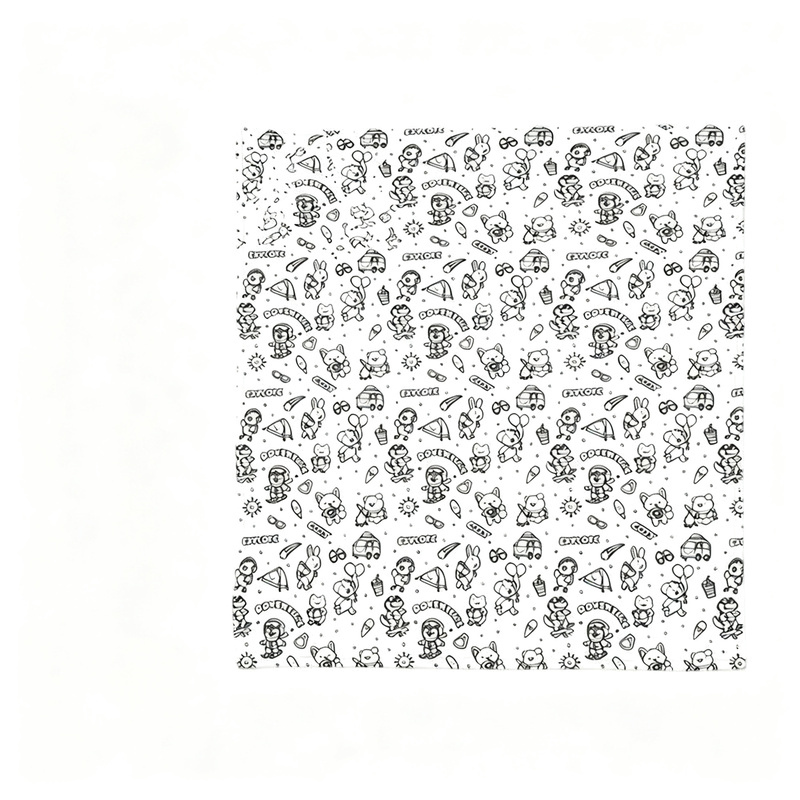 Coloring Blanket Made of Lamb Fleece