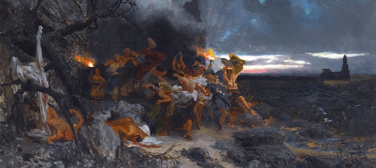 Orgy On Capri In The Time Of Tiberius 1881