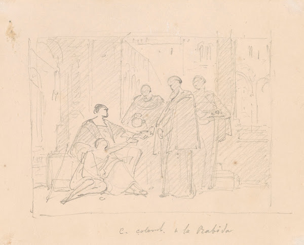 Christopher Columbus and his Sick Son in the Monastery La Rabida