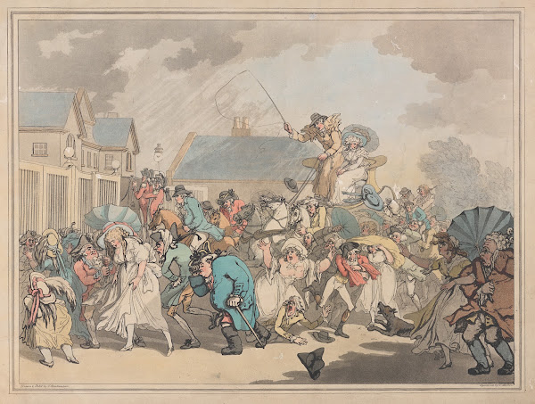 A sudden squall in Hyde Park 1791