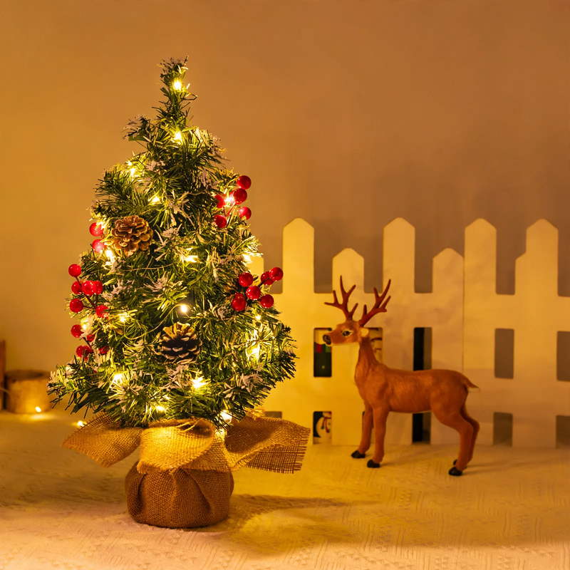 Mini-Weihnachtsbaum, PVC, Tischdekoration