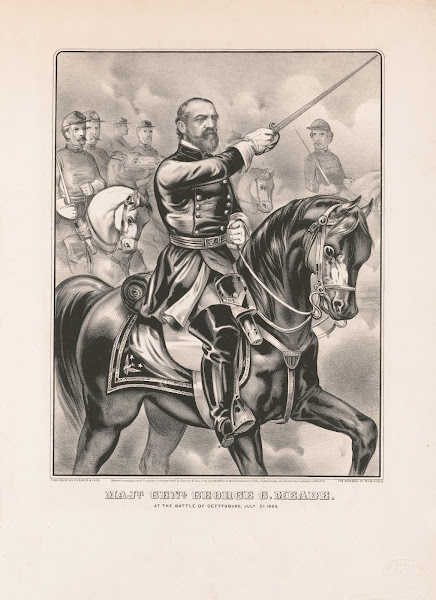 Major General George G Meade at the battle of Gettysburg July 3d 1863 1863