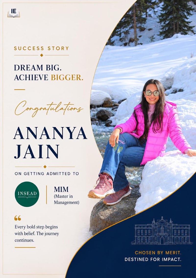 Ananya Jain — Intelligent Education admit success story