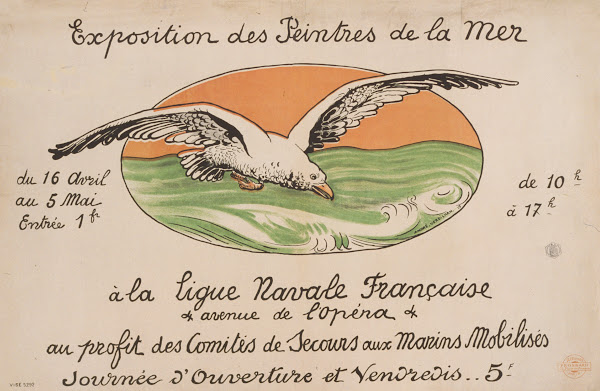 Exposition Des Peintres De La Mer    Á La Ligue Navale FrançAise    Au Profit De