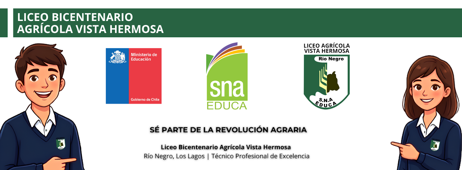 Banner Liceo Bicentenario Agrícola Vista Hermosa