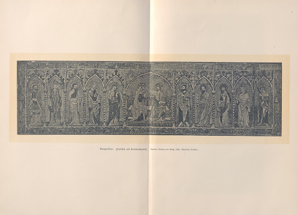 Antependium Plattstich auf Leinwandgrund 1888