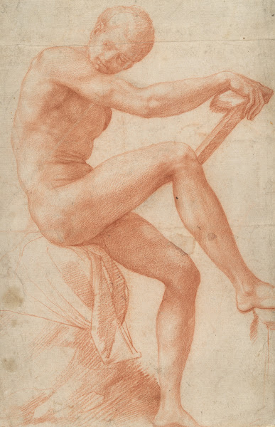 Seated Male Nude ca 153035