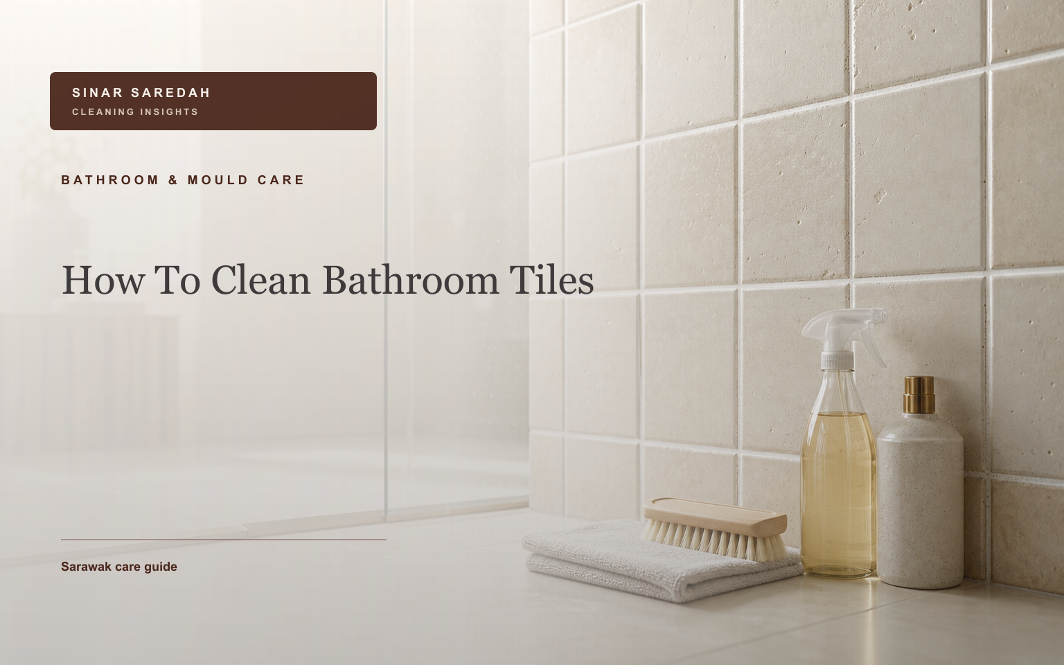 How To Clean Bathroom Tiles | Sinar Saredah