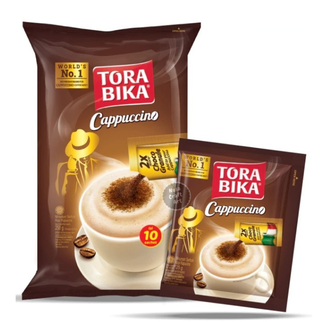 Torabika Cappuccino Instant Coffee Pouch (10 x 25 gram)