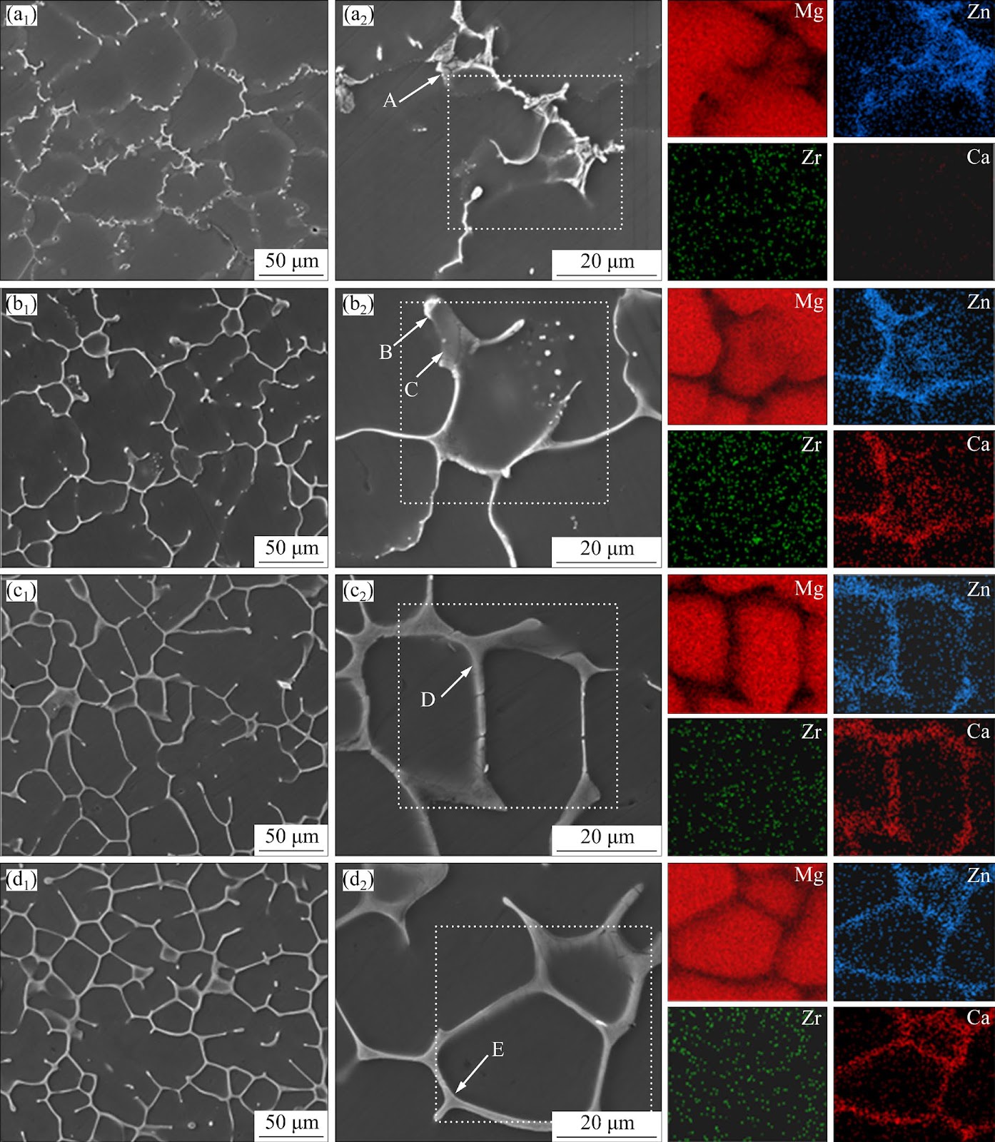 Effect of Ca content on mechanical properties and ignition resistance of Mg−Zn−Zr−Ca alloys
