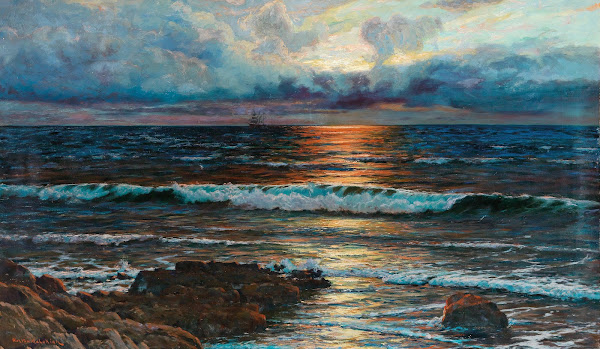 Sunset on the Seashore