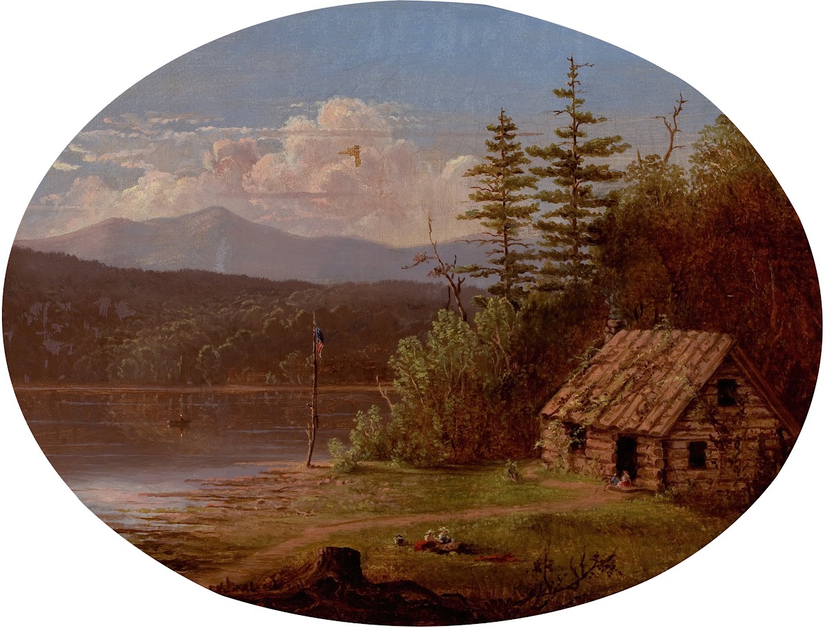 Cabin by a River 1875