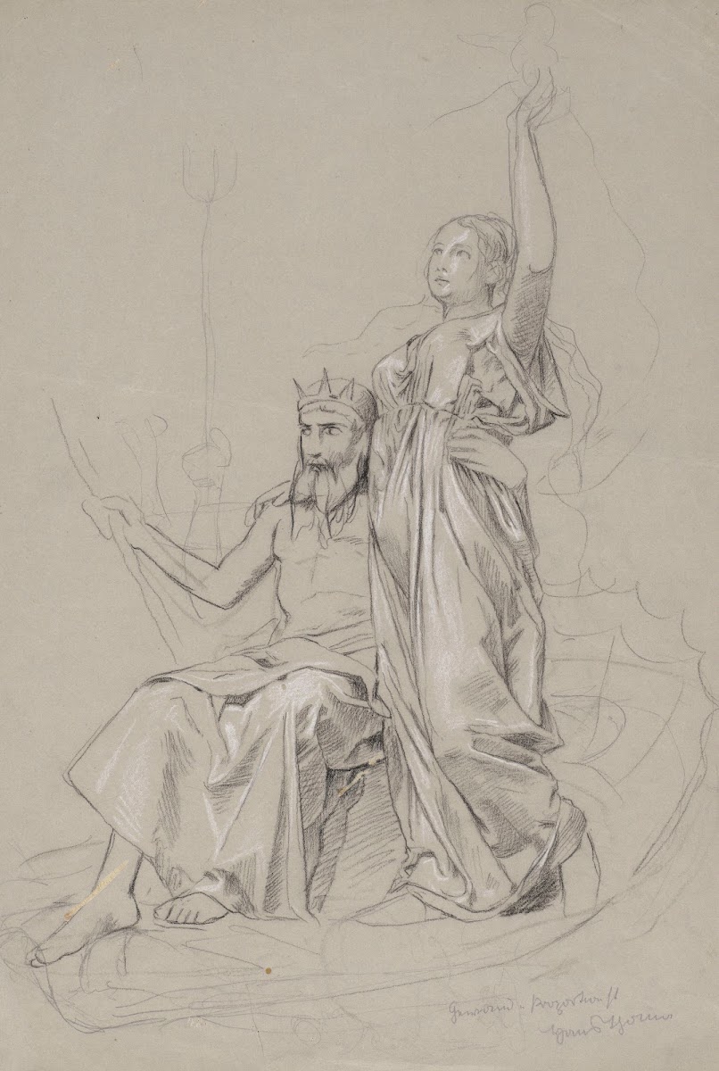 Neptune Sailing on a Shell with Amphitrite 1879