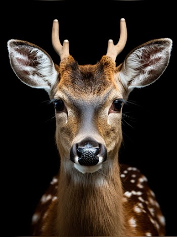 Sika Deer Face Picture