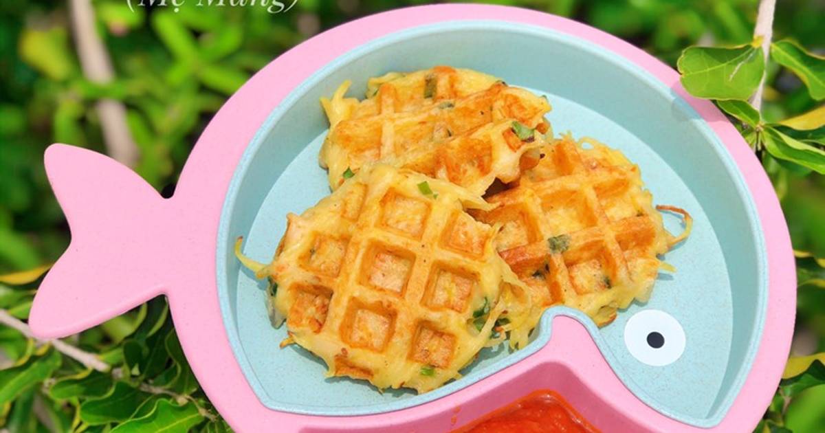 Bánh Waffle Tôm Khoai Tây