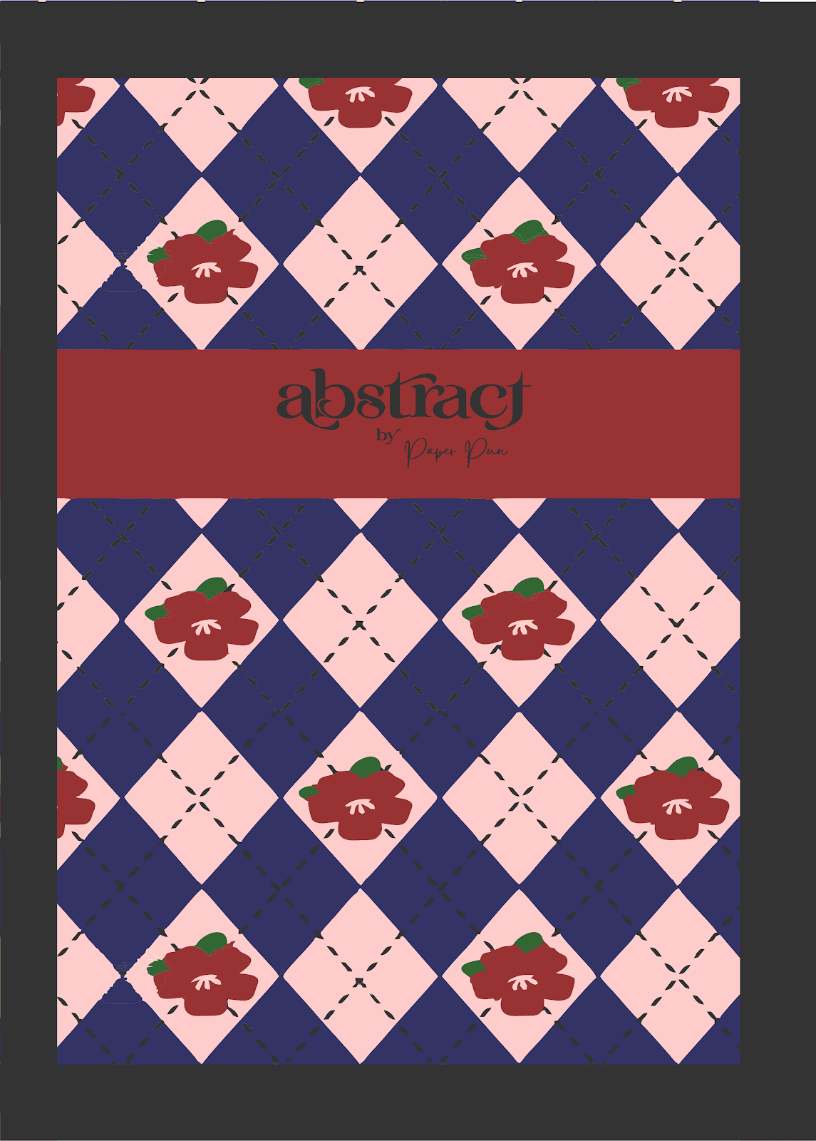 A4 Abstract Registers — 280 Pages Ruled (Pack of 6 Assorted)