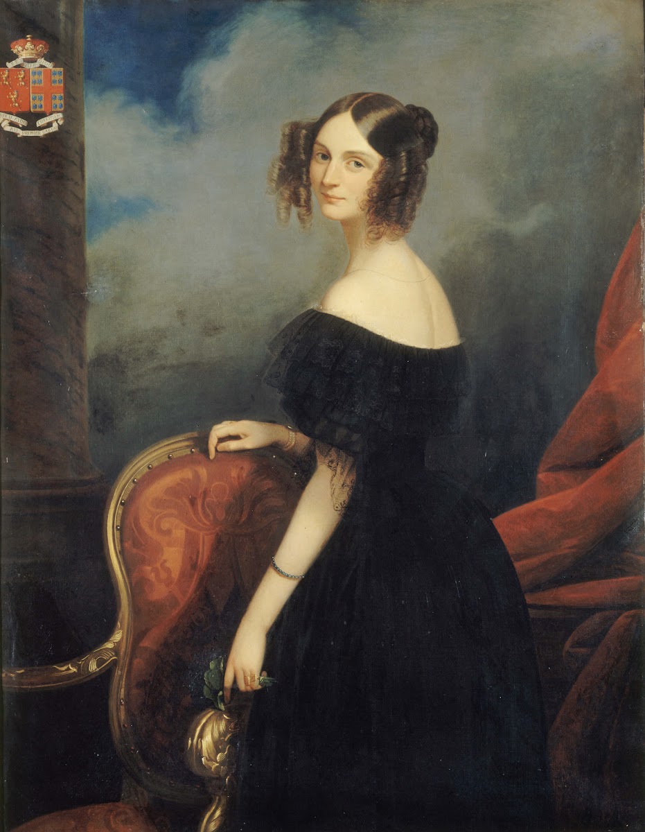 Portrait de la duchesse de Valençay comtesse de Talleyrand Périgord 1838