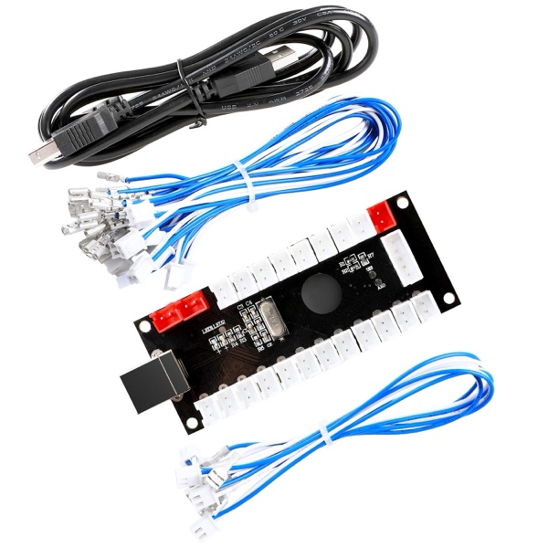 Reyann Zero Delay Encoder USB Arcade para PC y Raspberry Pi