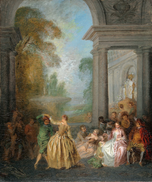 Dancers in a Pavilion 1720s