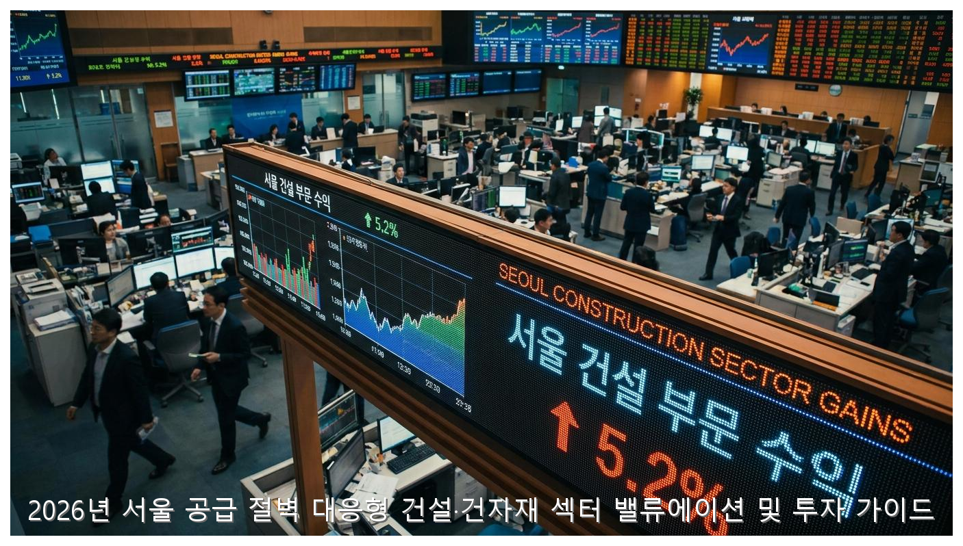 2026년 서울 공급 절벽 대응형 건설·건자재 섹터 밸류에이션 및 투자 가이드 핵심 안내 및 분석 인포그래픽 (7)