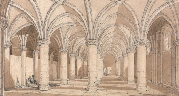 The Barons Hall Mont Saint Michel 1820