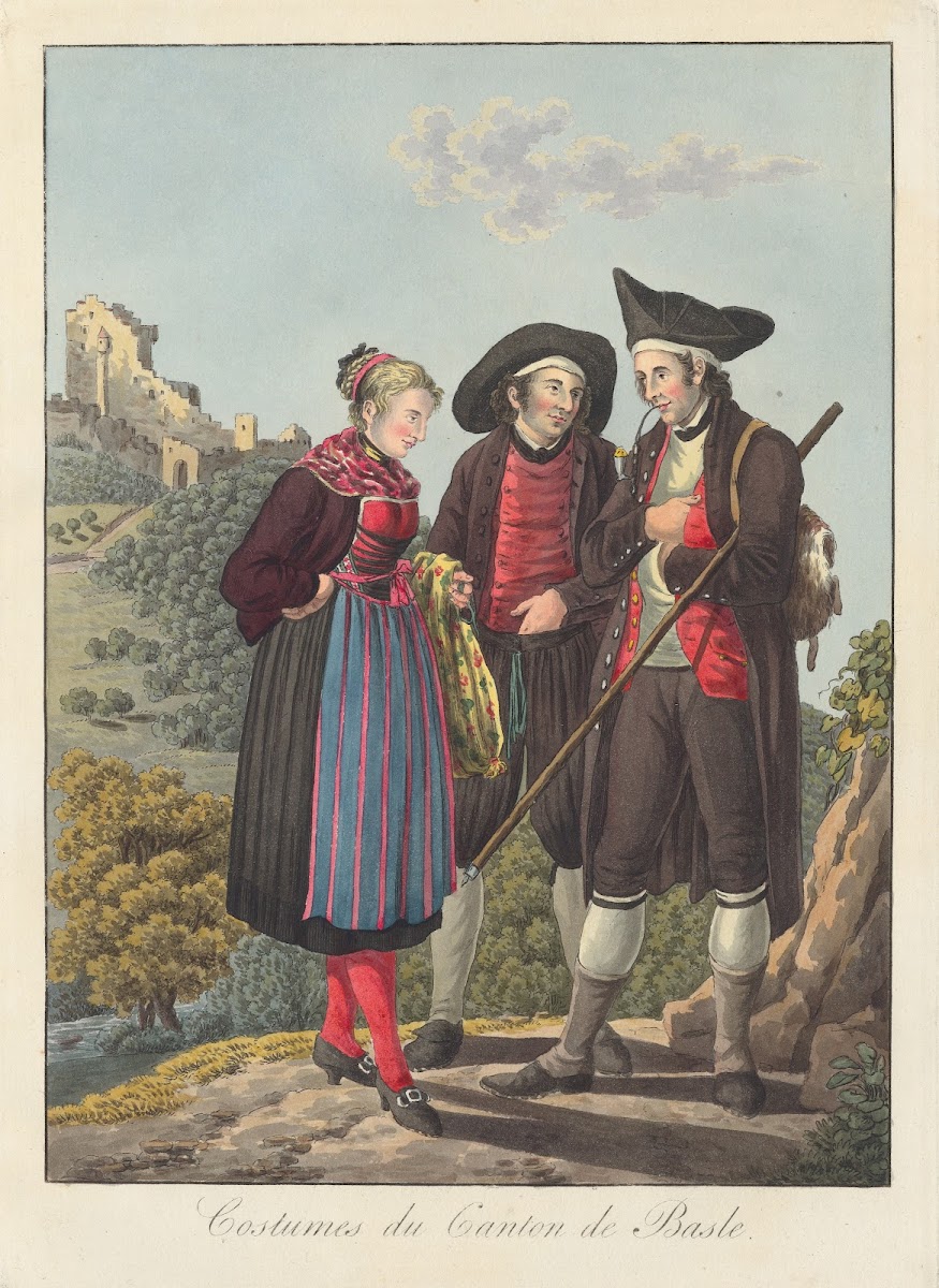 Costumes du Canton de Basle 1808