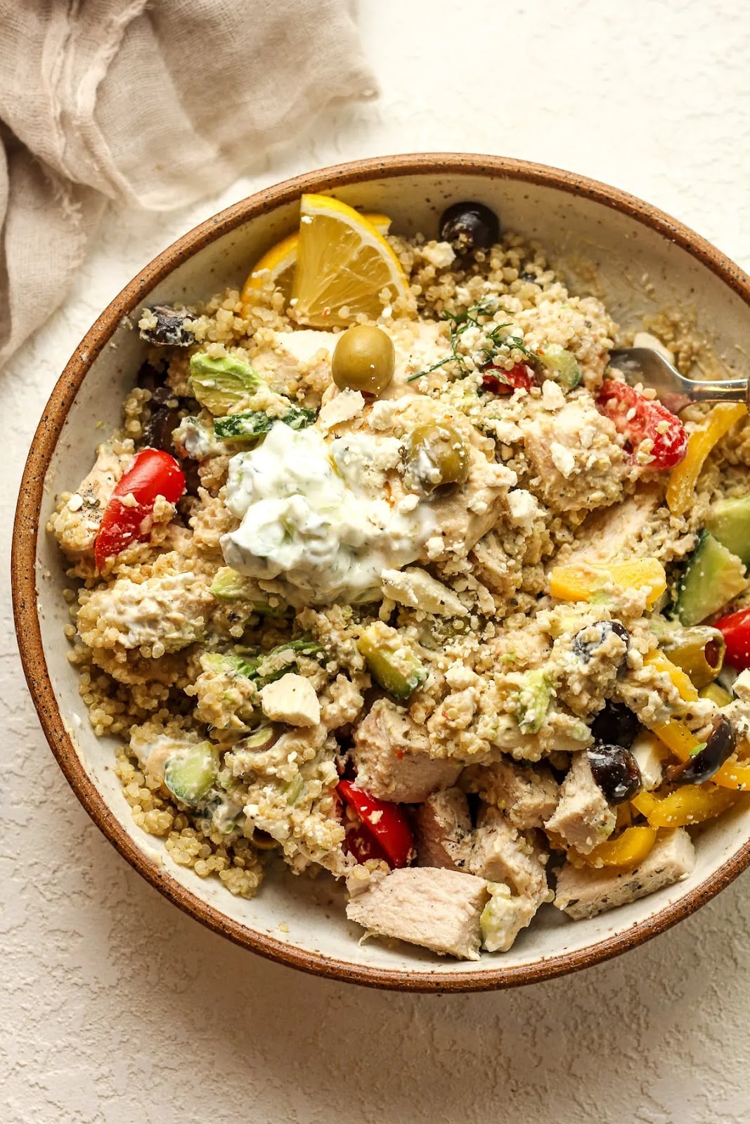 Easy Greek Chicken Bowls Recipe