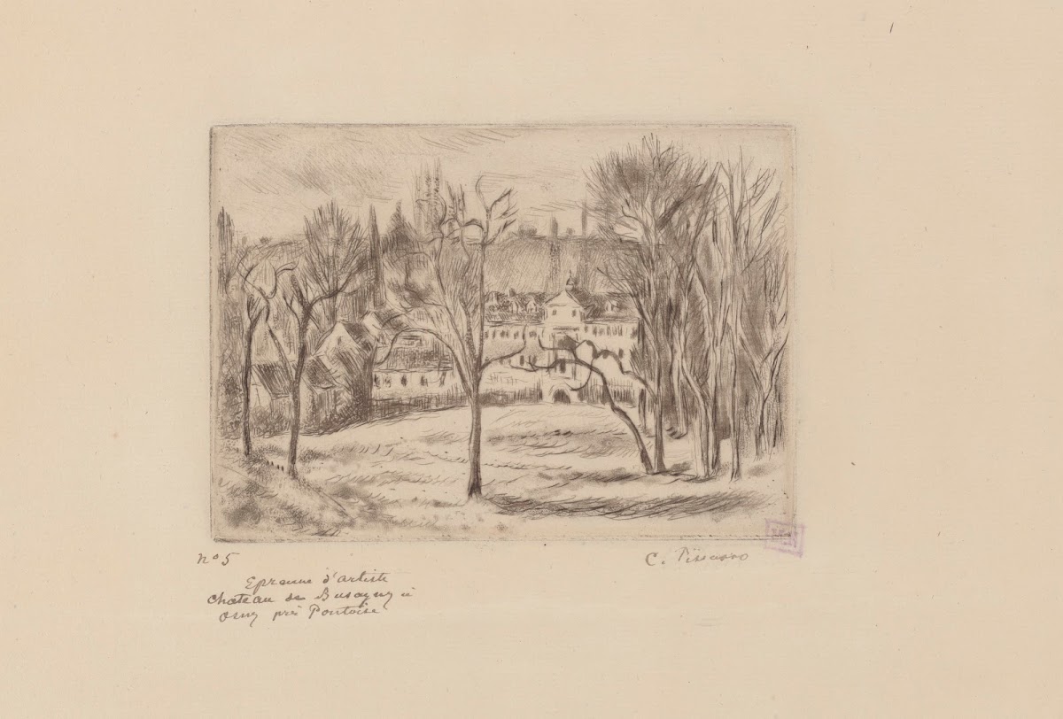 Château de Busagny à Osny près Pontoise 1887