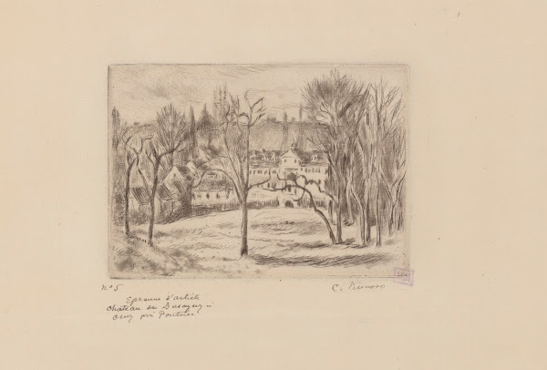 Château de Busagny à Osny près Pontoise 1887