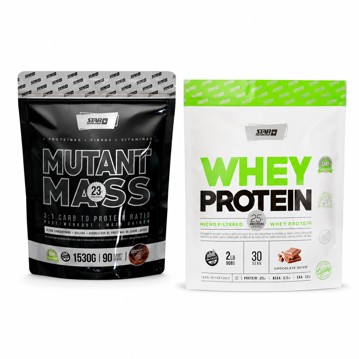 Kit Mutant Mass Chocolate + Whey Protein Chocolate