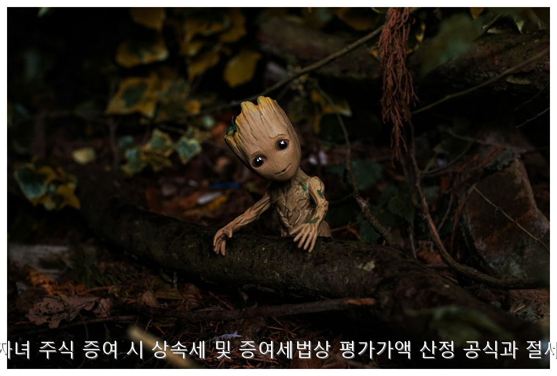 자녀 주식 증여세 평가액 산정 및 절세 가이드 핵심 안내 및 분석 인포그래픽 (4)