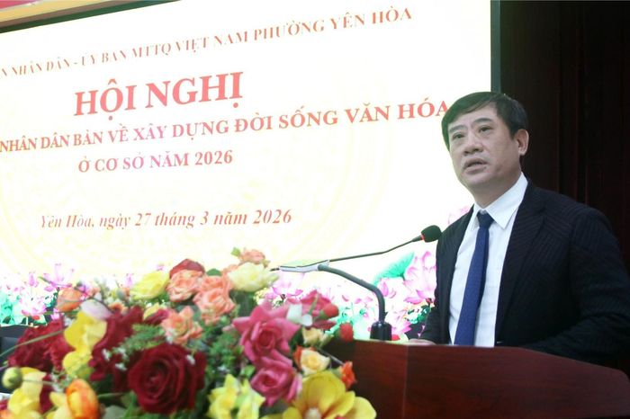 Phường Yên Hòa tổ chức hội nghị đại biểu nhân dân - Đài Phát thanh và truyền hình Hà Nội