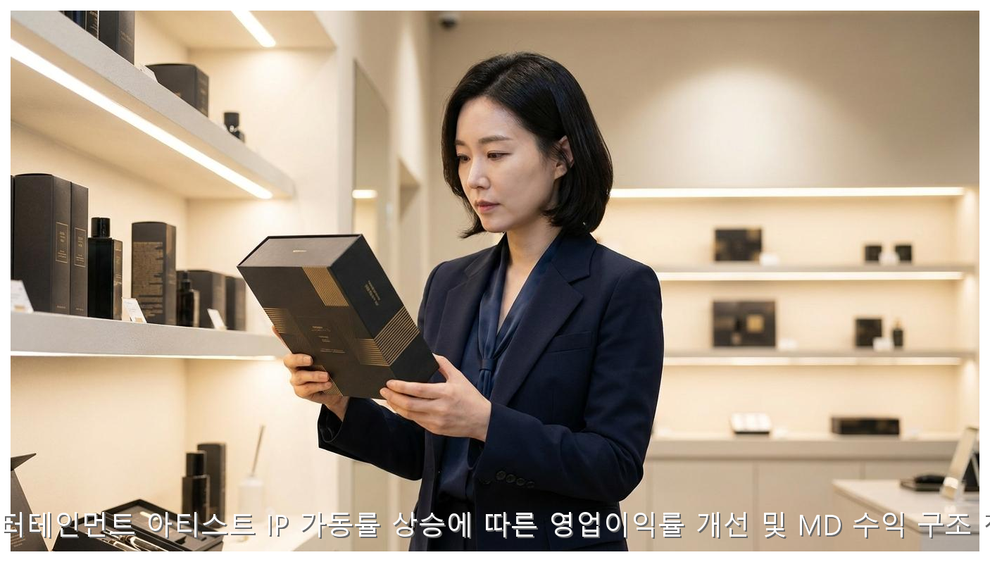 와이지엔터테인먼트 아티스트 IP 가동률 상승에 따른 영업이익률 개선 및 MD 수익 구조 정밀 분석 핵심 안내 및 분석 인포그래픽 (2)