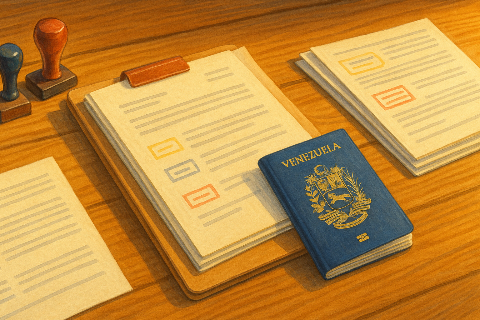 Carpeta de trámites y documentos para apostillar desde el exterior