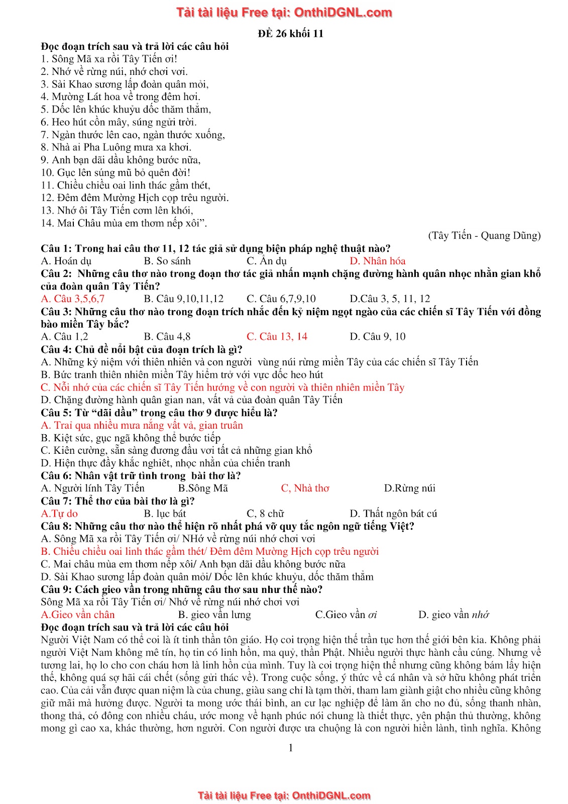 39 Đề ôn HSA - ĐỊnh tính