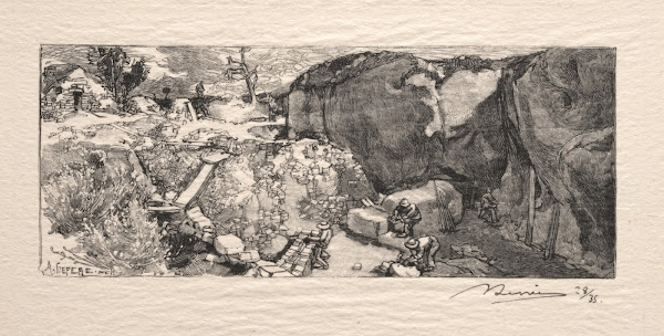 La Carrière de grès 1890