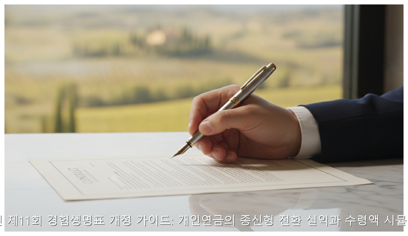 2026 경험생명표 개정 전략 가이드 핵심 안내 및 분석 인포그래픽 (4)