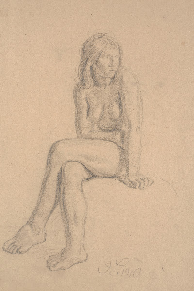 Siddende Eva 1909   1910