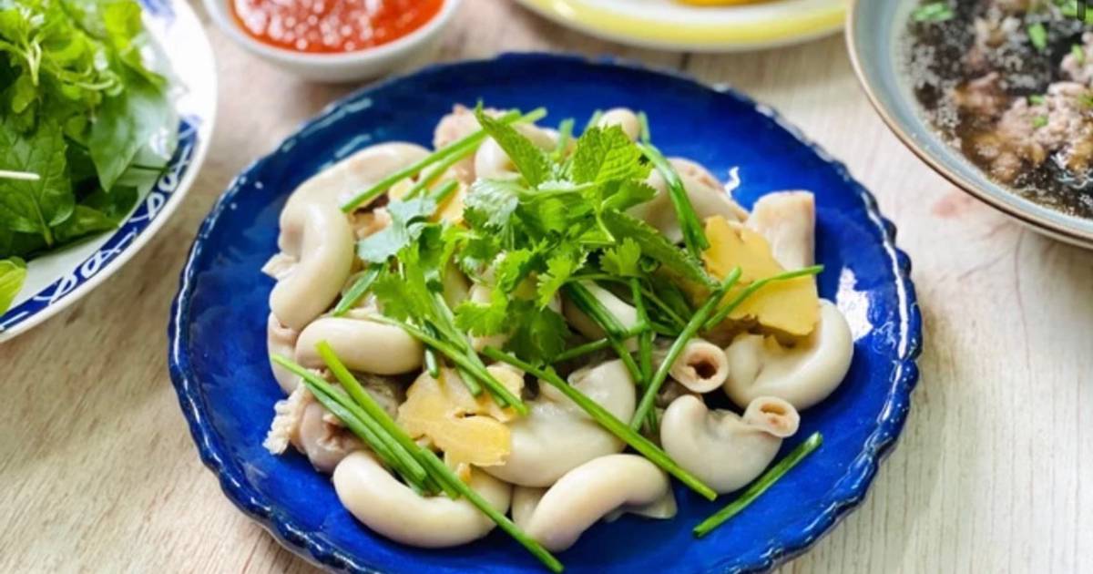 Dồi Trường Hấp Gừng
