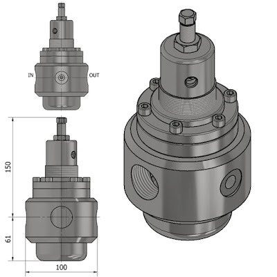Series PHF CS2 R10 High Flow - Pipeline Regulators by Southern CGS